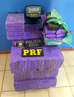 Dois homens são presos com 150 kg de maconha na BR-470 em Curitibanos