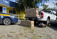 PRF intercepta quase 300 kg de maconha em Barra Velha