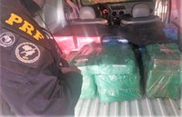 PRF apreende 316 kg de maconha durante a Operação Proclamação da República em Joinville