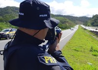 PRF flagra 77 condutores acima da velocidade máxima permitida na BR-470 em Ilhota