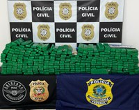 Operação policial envolve forças de dois estados e apreende quase meio milhão em drogas