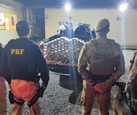 PRF e PM apreendem R$ 20,5 milhões em cocaína em Jaraguá do Sul, na BR-280