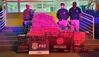 Ação conjunta PRF e PMRv apreende 746 kg de maconha e recupera picape em Capinzal