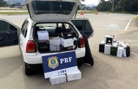 PRF apreende vinho argentino na BR 116 em Mafra