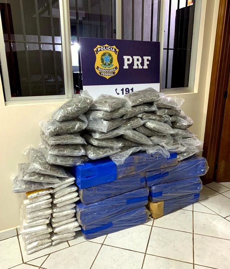 Prf Apreende Quase 240 Kg De Maconha E Skunk Na Br 282 Em Maravilha — Polícia Rodoviária Federal