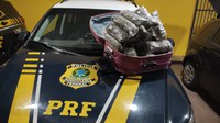 PRF apreende 7,5 Kg de drogas na BR 153 em Ourinhos