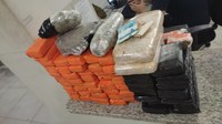 PRF apreende cerca de 30 quilos de drogas na Fernão Dias