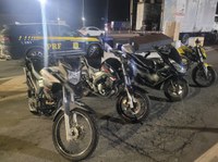 Em Vargem, PRF recupera 4 motocicletas roubadas