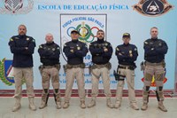 Policial Rodoviário Federal participa de Curso de Especialização Profissional em Defesa Pessoal promovido pela Polícia Militar do Estado de São Paulo.