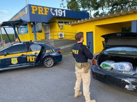 PRF apreende arma, munição e droga na rodovia Régis Bittencourt