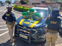 PRF apreende maconha em Atibaia/SP