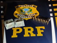 PRF encontra fundo falso com carregador, munição e CNH falsas em Atibaia.