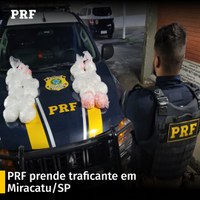 PRF prende traficante em Miracatu/SP