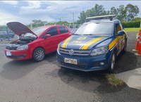 PRF recupera veículo na Rodovia Transbrasiliana