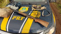 Esplanada/BA: PRF prende homem por porte ilegal de arma de fogo.