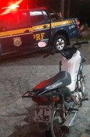 Estância/SE: PRF recupera na BR-101 motocicleta adulterada