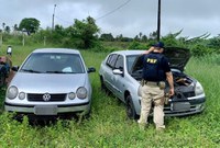 PRF/SE: Ação conjunta com a Polícia Civil resulta na apreensão de seis veículos adulterados