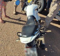 Esplanada/BA: PRF recupera motocicleta roubada na Bahia
