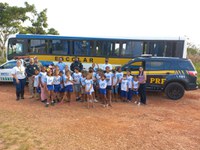 PRF/SE promove evento sobre educação no trânsito em escola municipal de São Cristóvão
