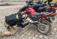 Itabaiana/SE: PRF recupera na BR-235 motocicleta roubada