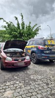 Itabaiana/SE: PRF recupera carro furtado na Bahia