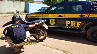 AREIA BRANCA: PRF/SE prende na BR-235 homem com motocicleta roubada