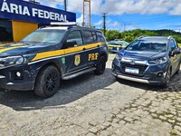 VEÍCULO RECUPERADO: PRF recupera na BR-235 veículo roubado na Paraíba