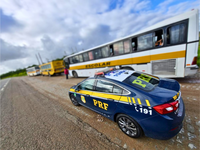 NOSSA SRA. DO SOCORRO/SE: PRF recupera ônibus escolar adulterado