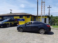 Aracaju/SE: PRF recupera veículo roubado
