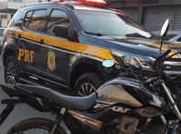 BR-235/SE: PRF recupera moto furtada