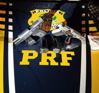 Carira/SE: PRF apreende duas armas de fogo