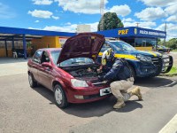 Cristinápolis/SE: PRF recupera carro com registro de roubo