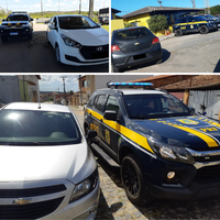 Grande Aracaju/SE: PRF recupera três automóveis no intervalo de cinco horas