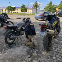 Itabaiana/SE: PRF recupera motocicleta adulterada