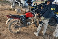 Itabaiana/SE: PRF recupera motocicleta roubada