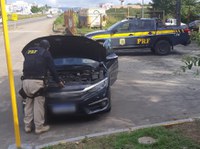 Itabaiana/SE: PRF recupera veículo roubado