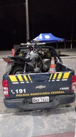 PRF recupera na capital sergipana moto roubada