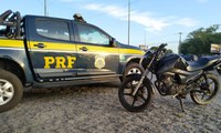 Laranjeiras/SE: PRF recupera na BR-101 motocicleta roubada momentos antes em Aracaju