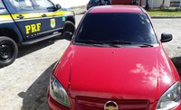 Laranjeiras/SE: PRF recupera veículo roubado