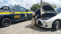 Nossa Senhora de Socorro/SE: PRF recupera na BR-235 veículo roubado no Rio de Janeiro/RJ