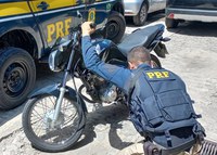 Nossa Senhora do Socorro/SE: PRF apreende motocicleta adulterada