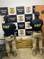 50,6kg de substância análoga à maconha foram apreendidas, em Paraíso do Tocantins/TO