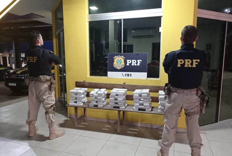 Homem foi preso transportando 53,60kg de substância análoga à maconha, em Guaraí