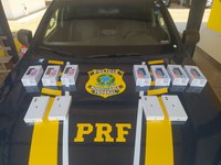 PRF apreende 335 itens transportados ilegalmente no norte do estado