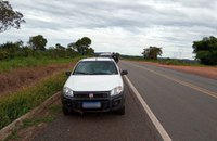 PRF recupera veículo em Guaraí/TO