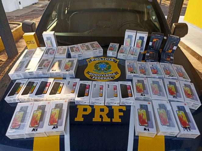 PRF apreende 131 itens sendo transportados ilegalmente no Tocantins