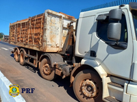 PRF apreende carga de tijolos transportada ilegalmente em Araguaína/TO