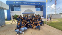 Alunos da ETI Padre Josimo visitam sede da Superintendência da PRF em Palmas