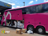 Em Guaraí, PRF apreende 66 itens eletrônicos transportados sem documentação fiscal