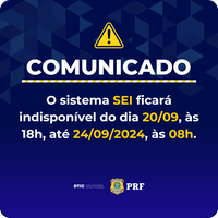 Informe - manutenção e atualização do Sistema Eletrônico de Informações (SEI)